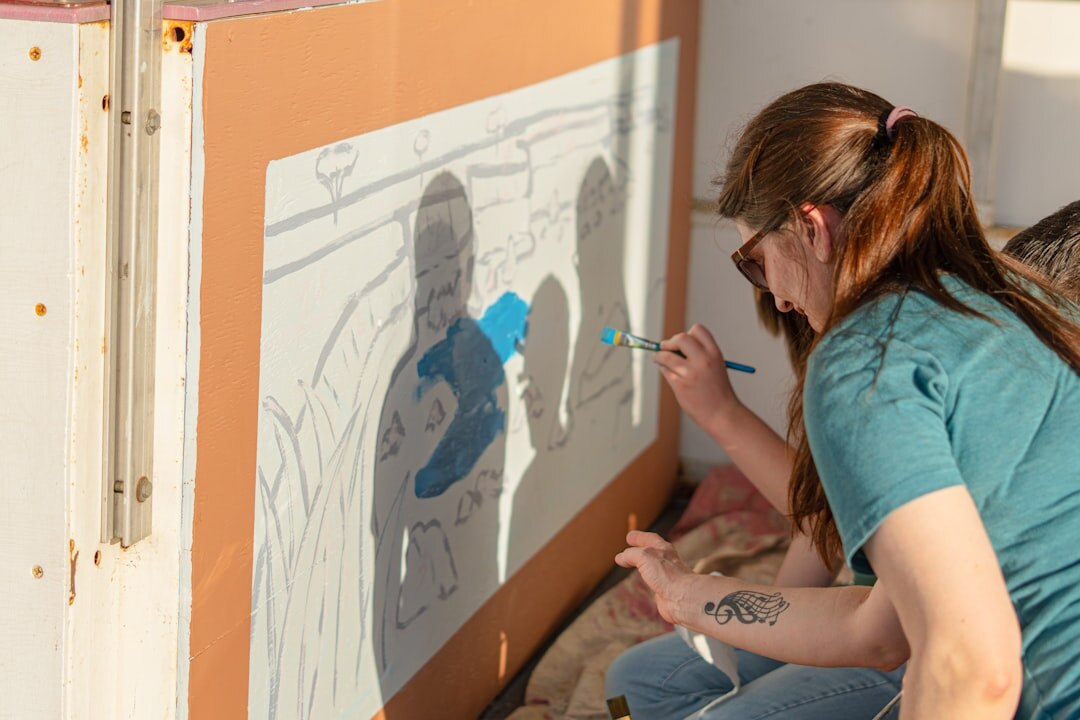 storyboard drawing session