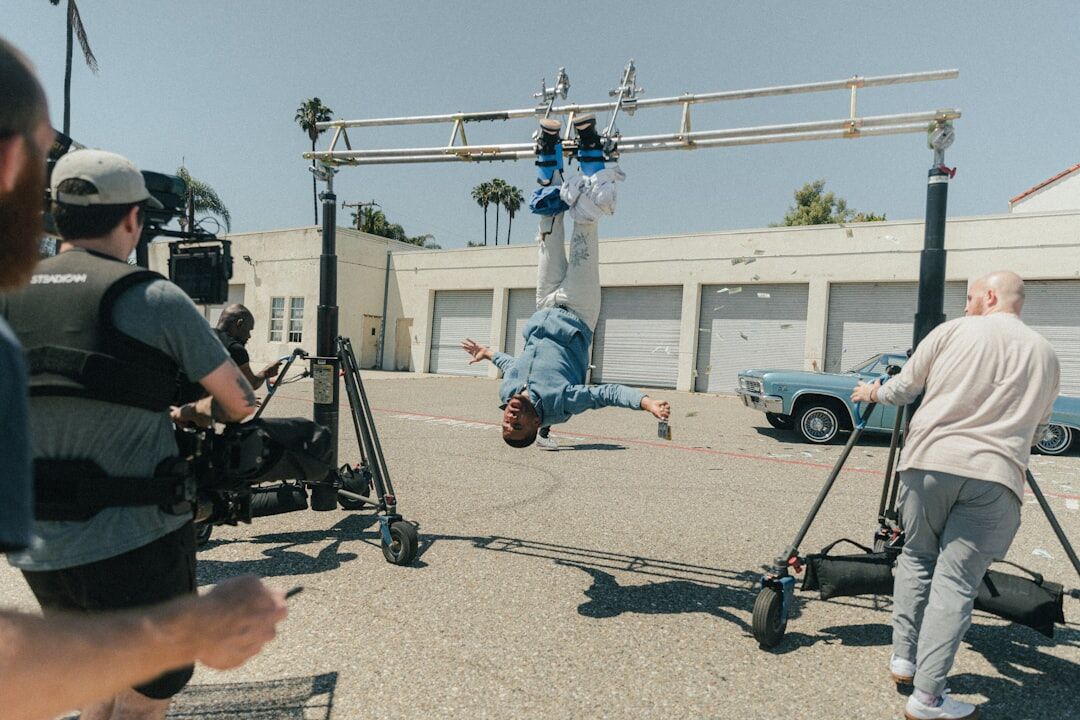 director framing shot