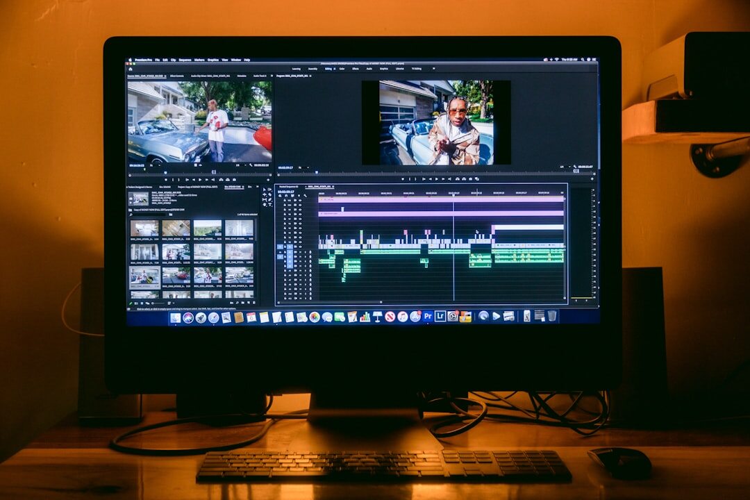 video editing software interface