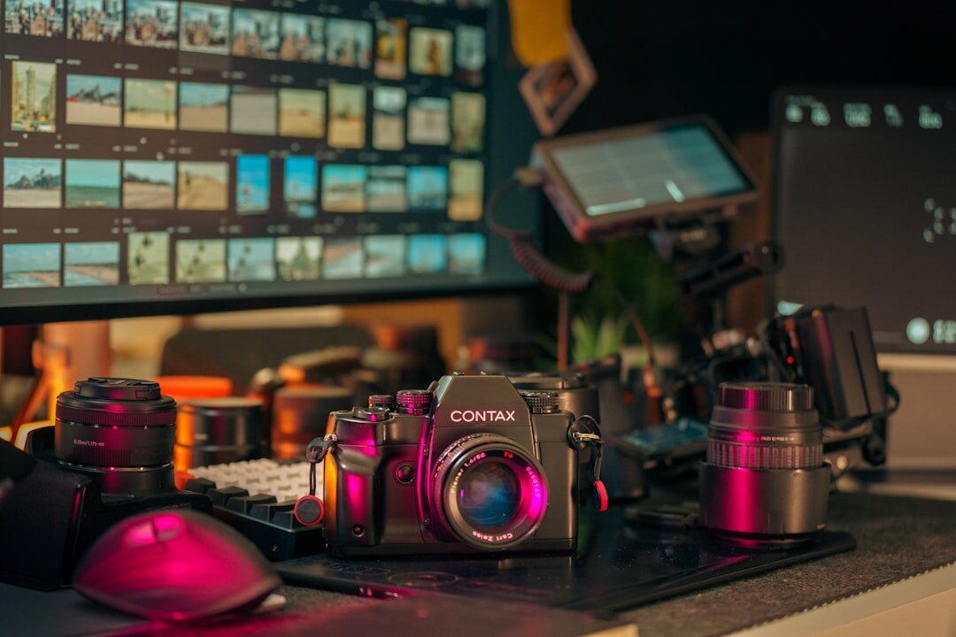video editing workspace